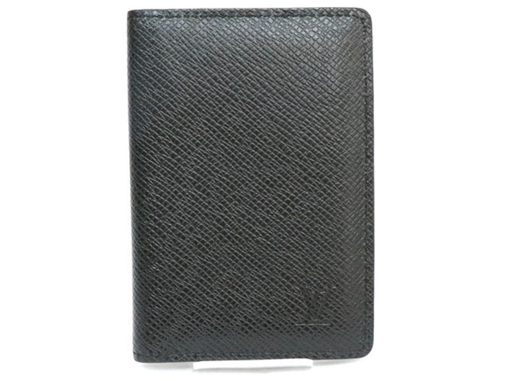 LOUIS VUITTON Wallet Accessories Organizer de Poche Taiga Noir Black